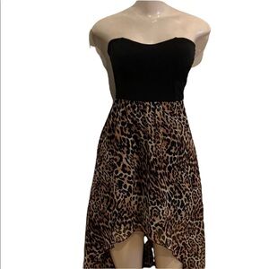 New knit Sweetheart high low Dress size XS